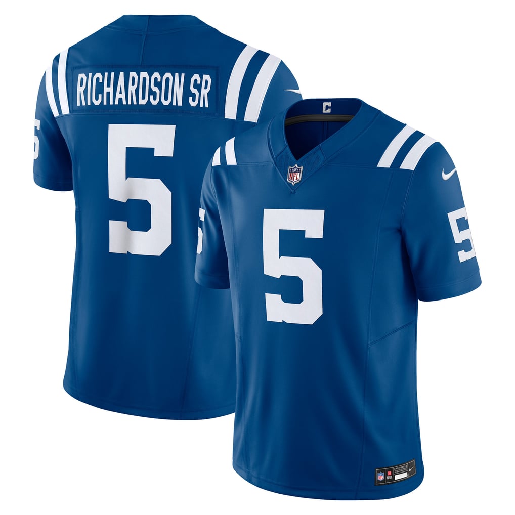 Men's Indianapolis Colts Anthony Richardson Sr. Nike Royal Vapor F.U.S.E. Limited Jersey - Image 1