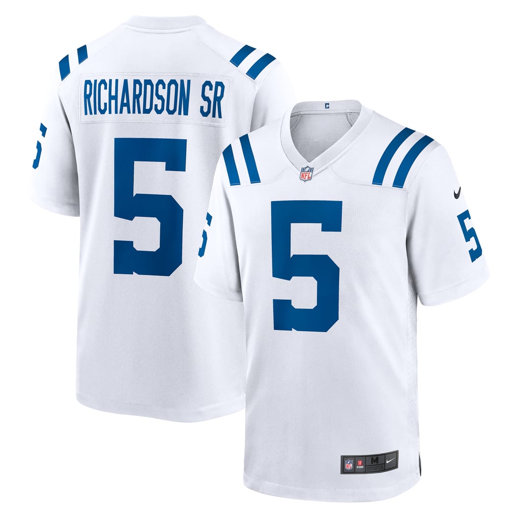 Men's Indianapolis Colts Anthony Richardson Sr. Nike White Game Jersey - Image 1