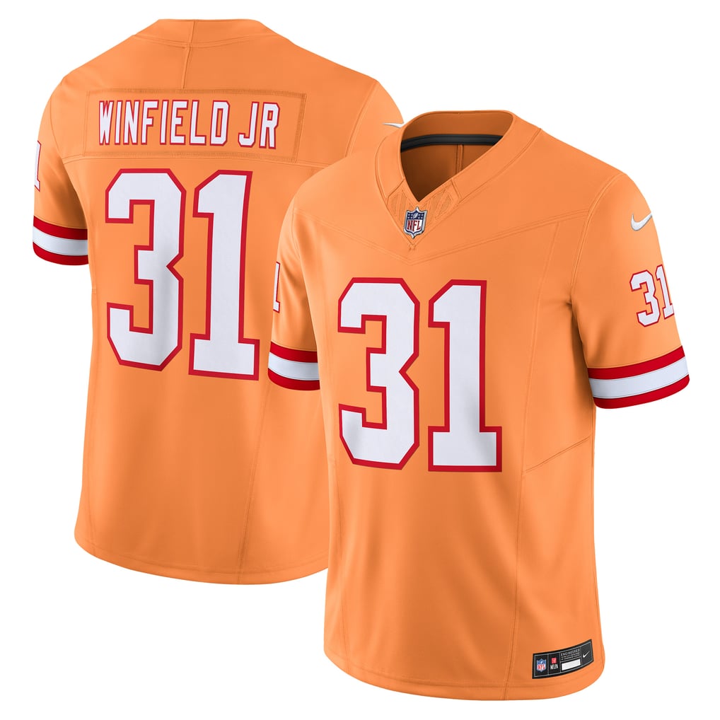 Men's Tampa Bay Buccaneers Antoine Winfield Jr. Nike Orange Vapor F.U.S.E. Limited Jersey - Image 1
