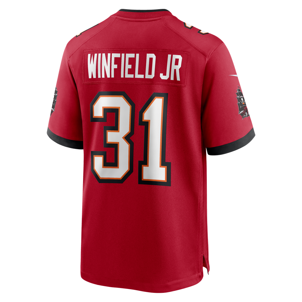 Men's Tampa Bay Buccaneers Antoine Winfield Jr. Nike Red Game Jersey - Image 4
