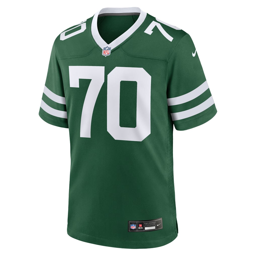 Men's New York Jets Armand Membou Nike Green Team Game Jersey - Image 3
