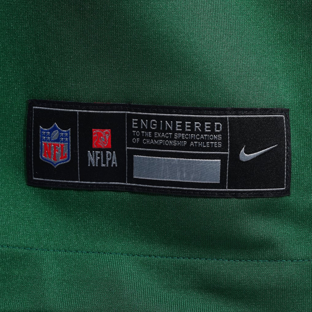 Men's New York Jets Armand Membou Nike Green Team Game Jersey - Image 7