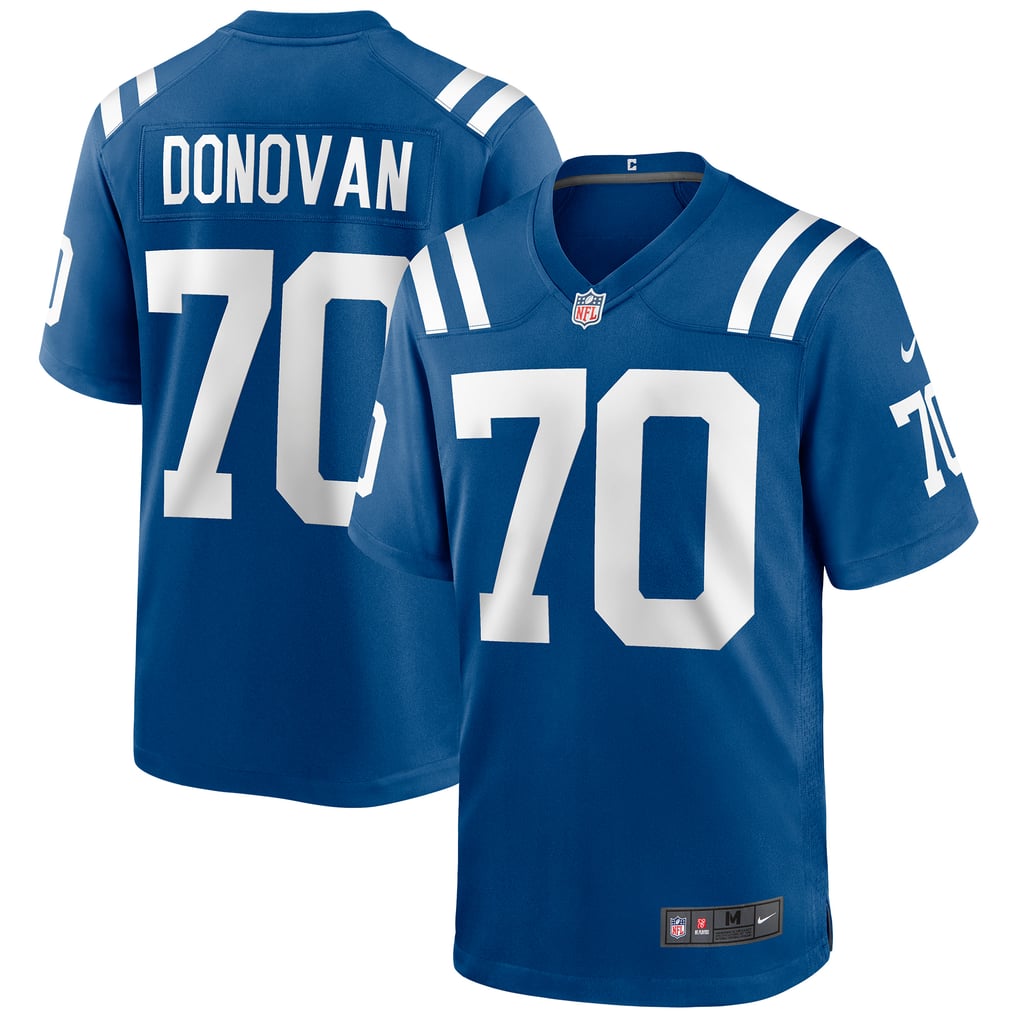 Men's Indianapolis Colts Art Donovan Nike Royal Game Retired Player Jersey - Image 2