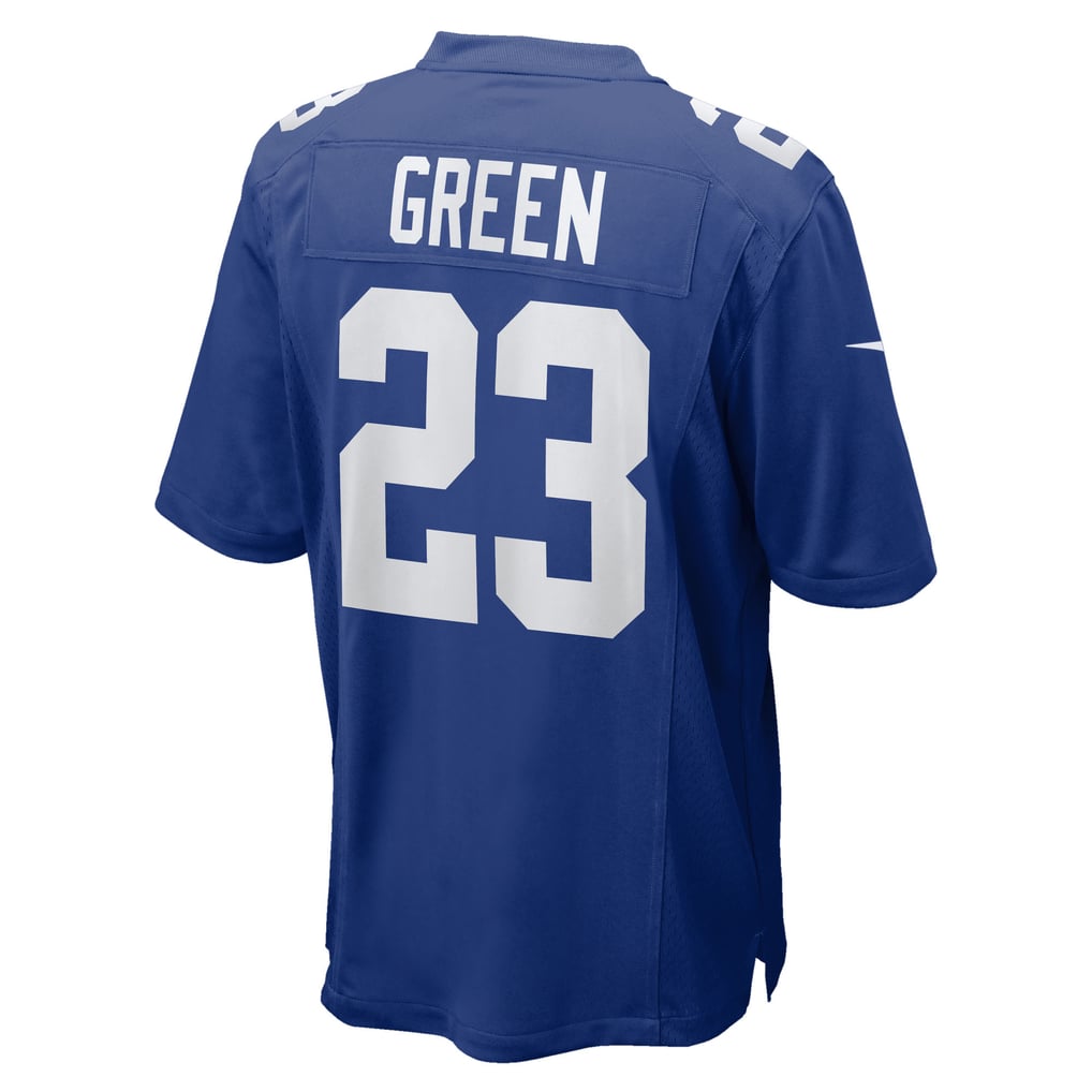 Men's New York Giants Art Green Nike  Royal Team Game Jersey - Image 4
