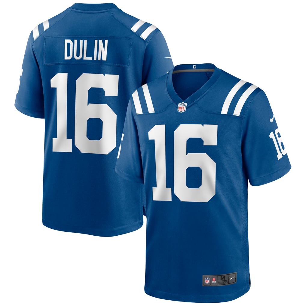Men's Indianapolis Colts Ashton Dulin Nike Royal Game Jersey - Image 2