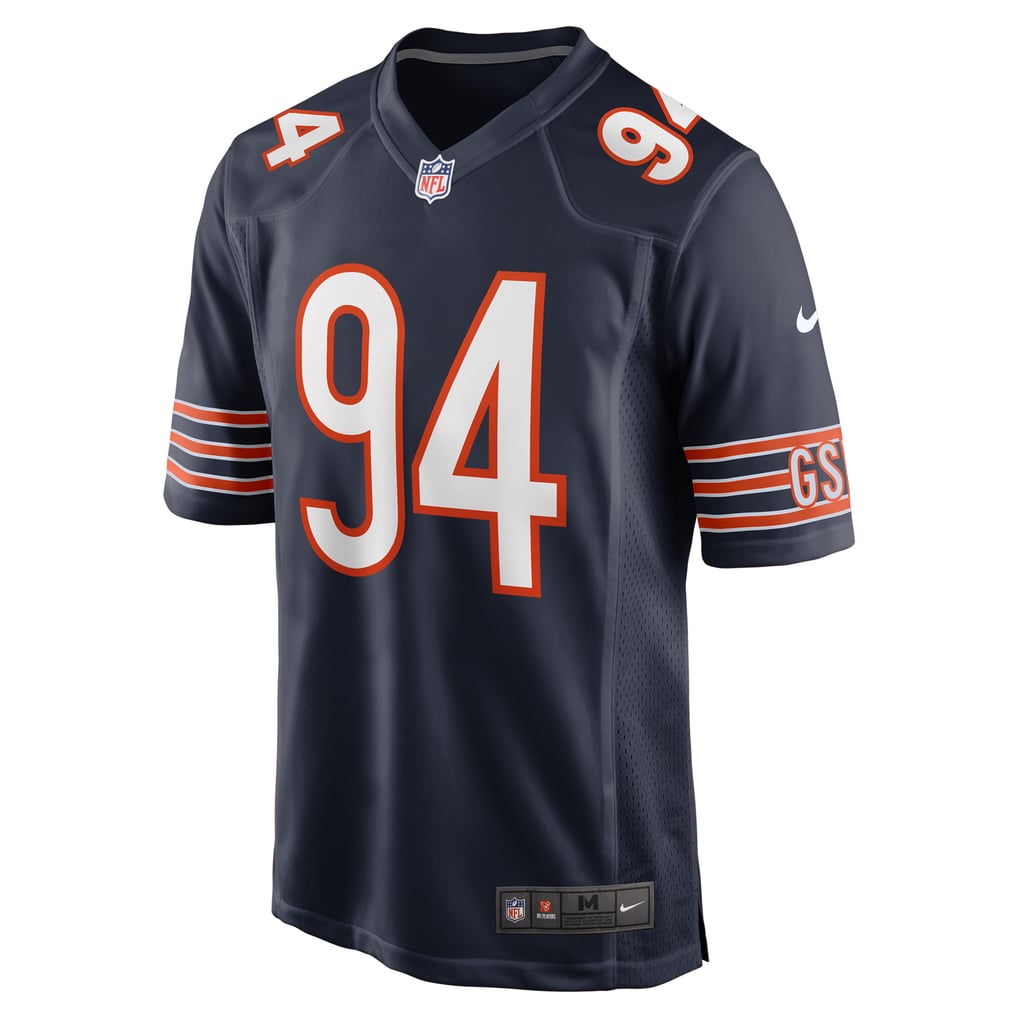 Men's Chicago Bears Austin Booker Nike Navy Game Jersey - Image 3
