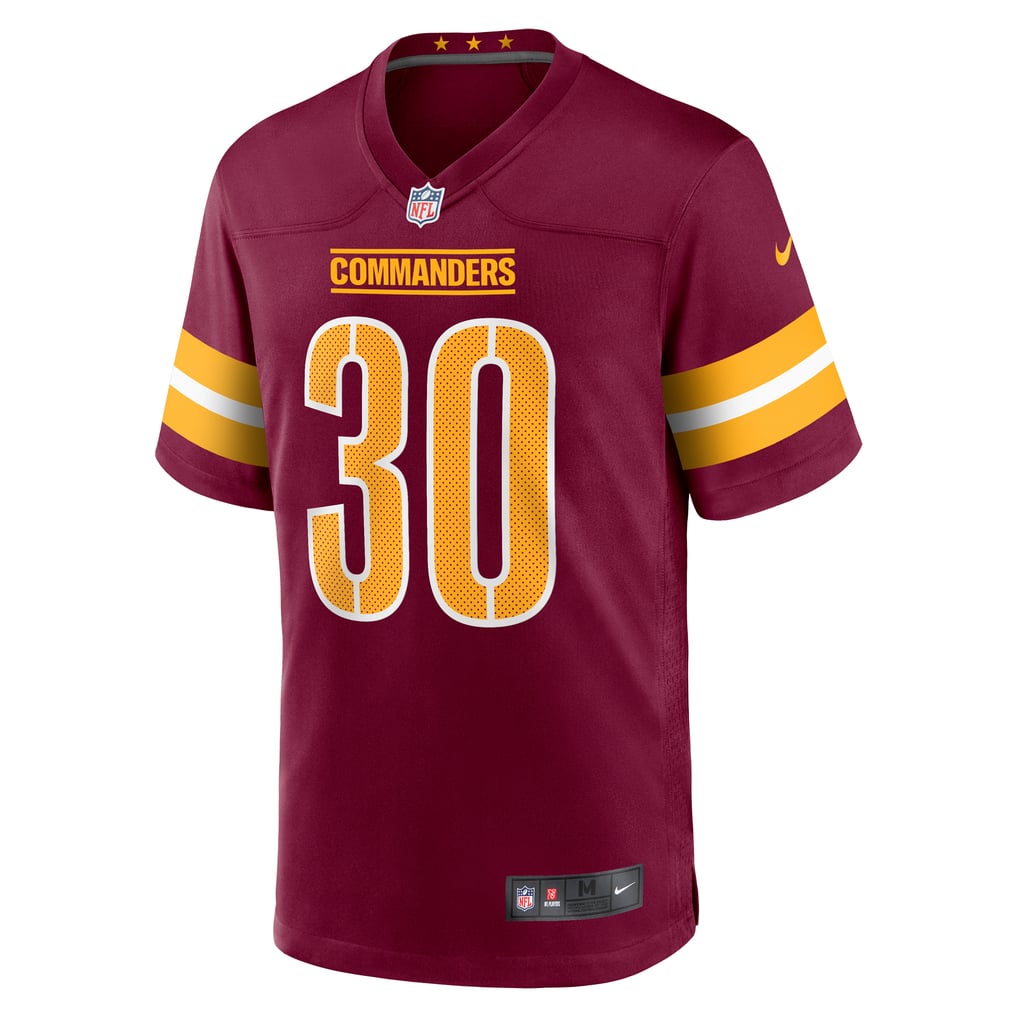 Men's Washington Commanders Austin Ekeler Nike Burgundy Game Player Jersey - Image 3