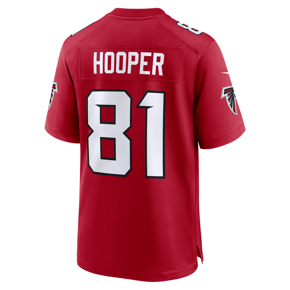 Men's Atlanta Falcons Austin Hooper Nike Red Team Game Jersey