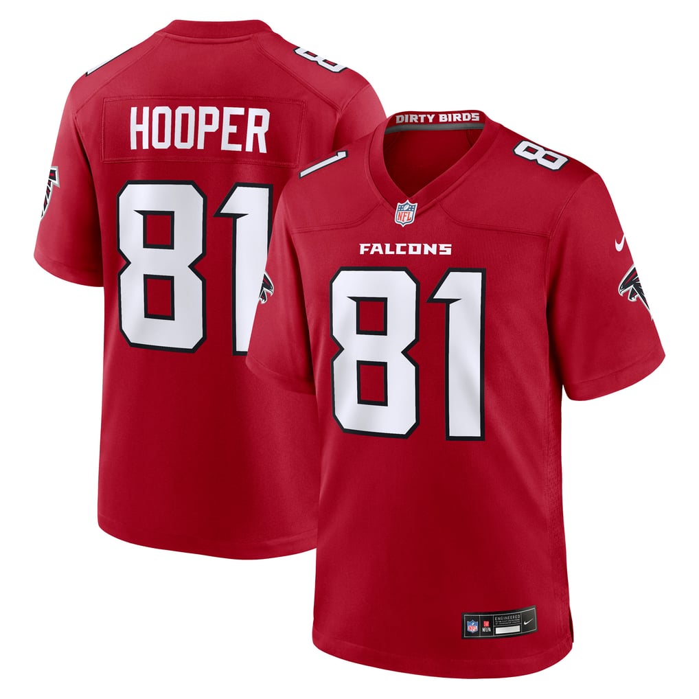 Men's Atlanta Falcons Austin Hooper Nike Red Team Game Jersey