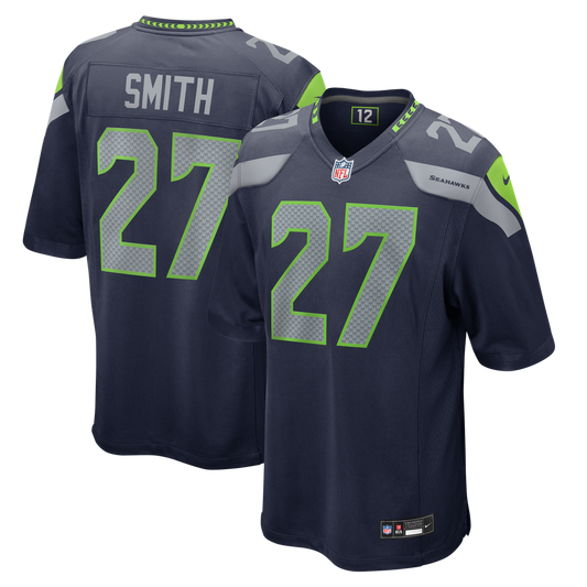 Men's Seattle Seahawks Avery Smith Nike College Navy Team Game Jersey - Image 1