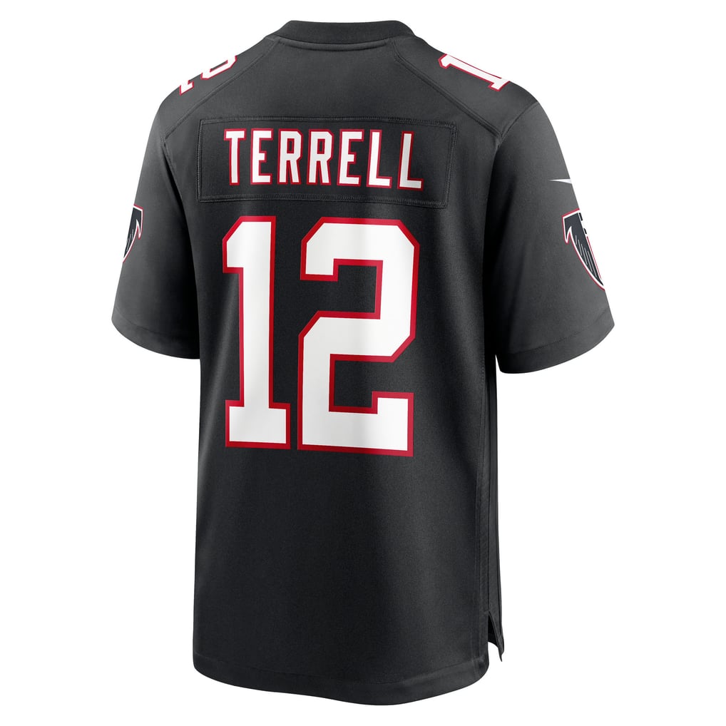 Men's Atlanta Falcons Avieon Terrell Nike Black Alternate Throwback Game Jersey