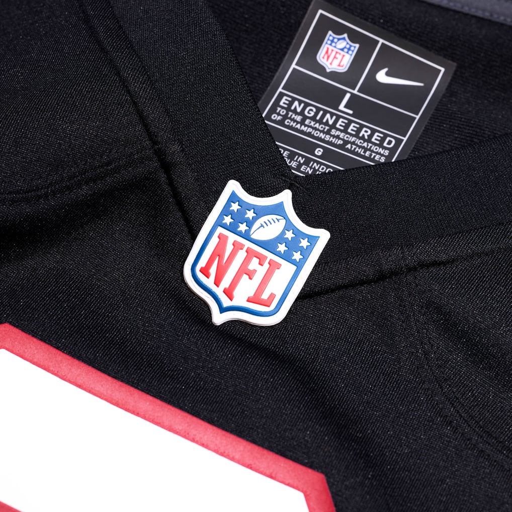 Men's Atlanta Falcons Avieon Terrell Nike Black Alternate Throwback Game Jersey
