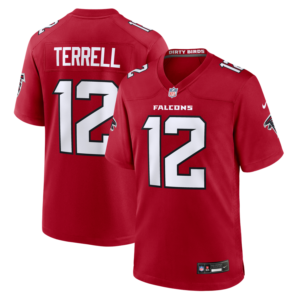 Men's Atlanta Falcons Avieon Terrell Nike Red Game Jersey
