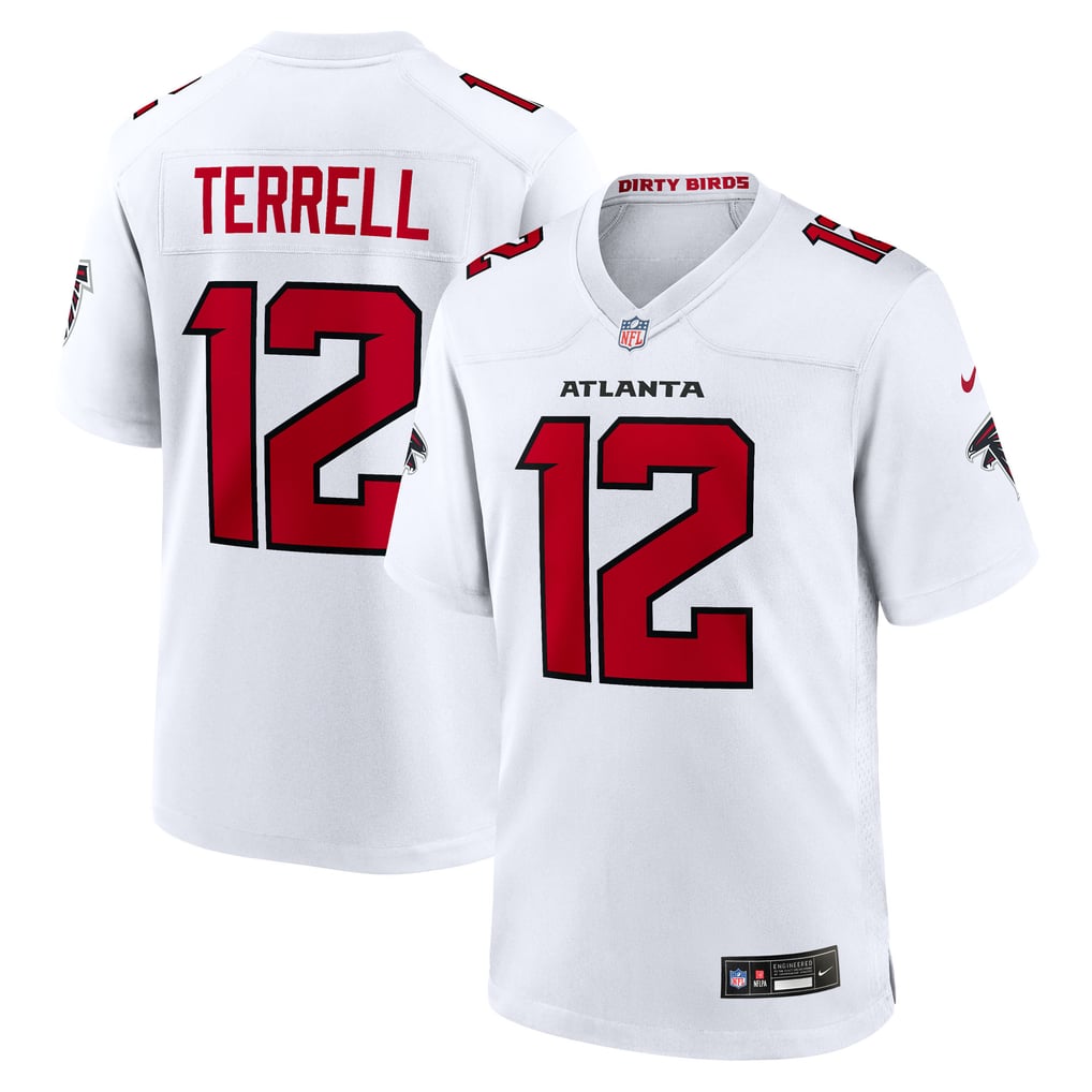 Men's Atlanta Falcons Avieon Terrell Nike White Game Jersey