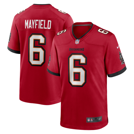 Men's Tampa Bay Buccaneers Baker Mayfield Nike Red Team Game Jersey - Image 1