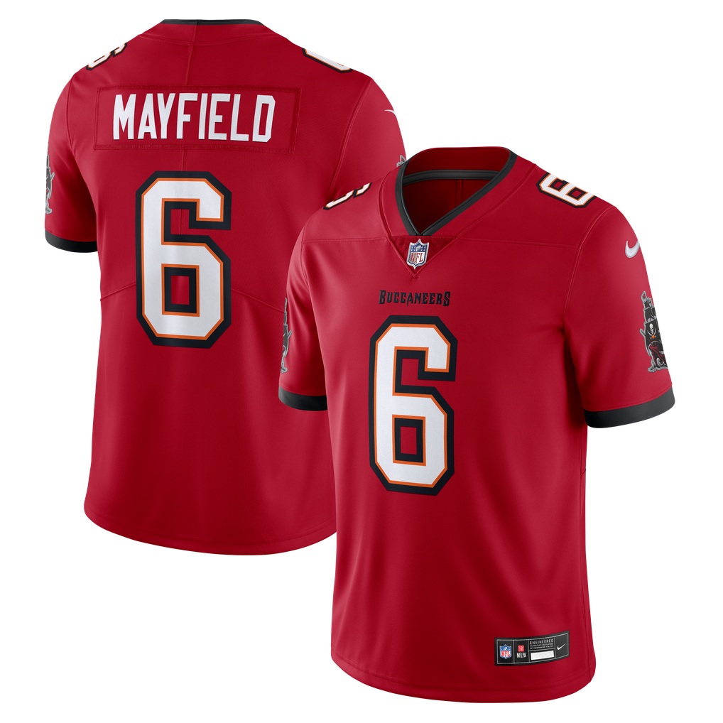 Men's Tampa Bay Buccaneers Baker Mayfield Nike Red  Vapor Untouchable Limited Jersey - Image 2