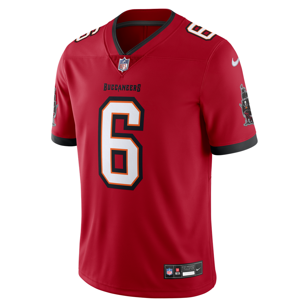 Men's Tampa Bay Buccaneers Baker Mayfield Nike Red  Vapor Untouchable Limited Jersey - Image 7