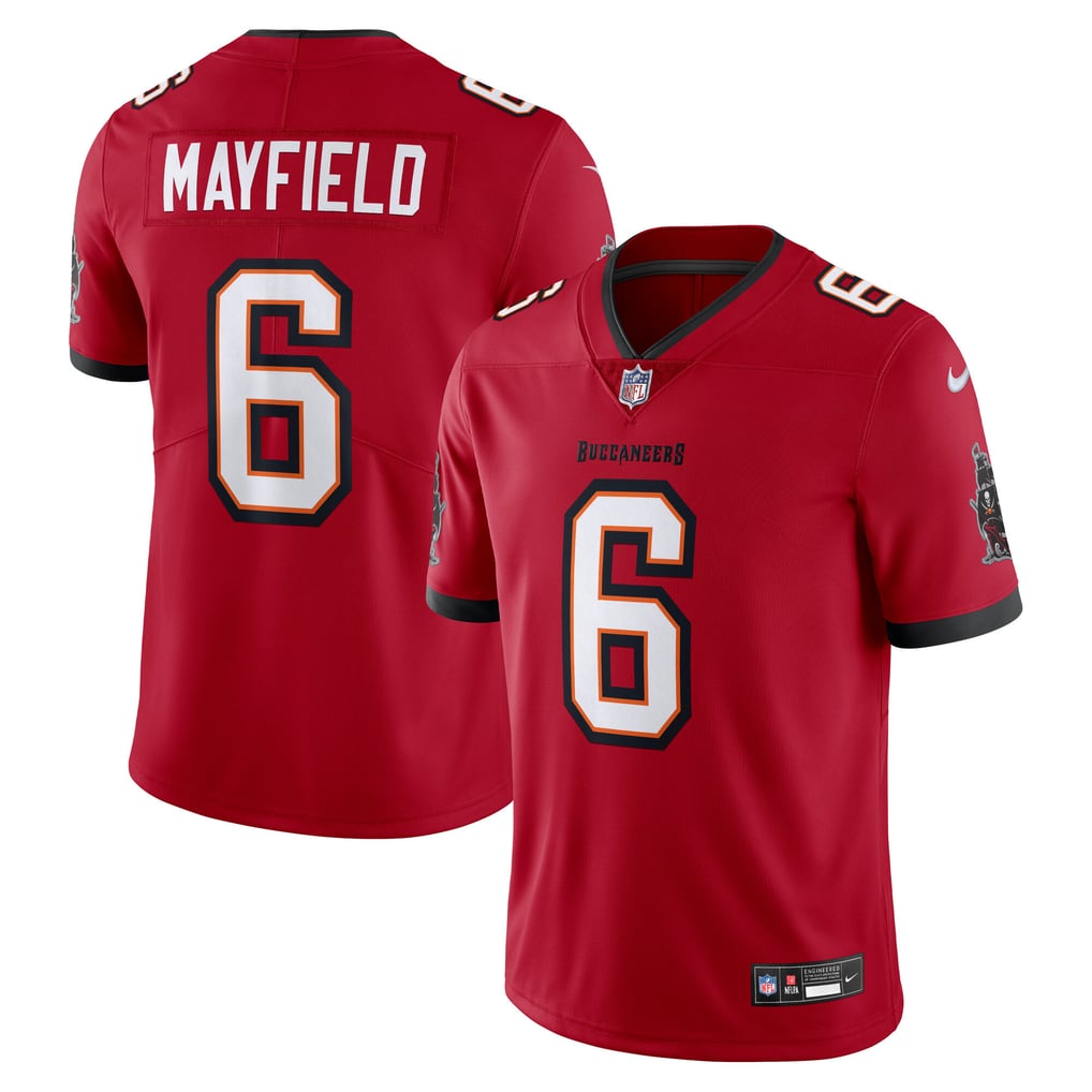 Men's Tampa Bay Buccaneers Baker Mayfield Nike Red Vapor Untouchable Stitched Limited Jersey - Image 1
