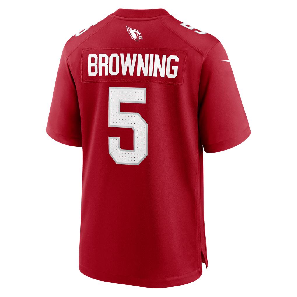 Men's Arizona Cardinals Baron Browning Nike  Cardinal Team Game Jersey - Image 4