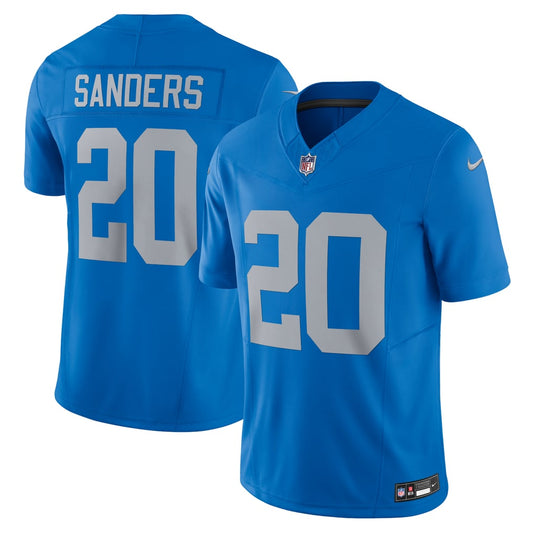 Men's Detroit Lions Barry Sanders Nike Blue Vapor F.U.S.E. Alternate Limited Jersey - Image 1