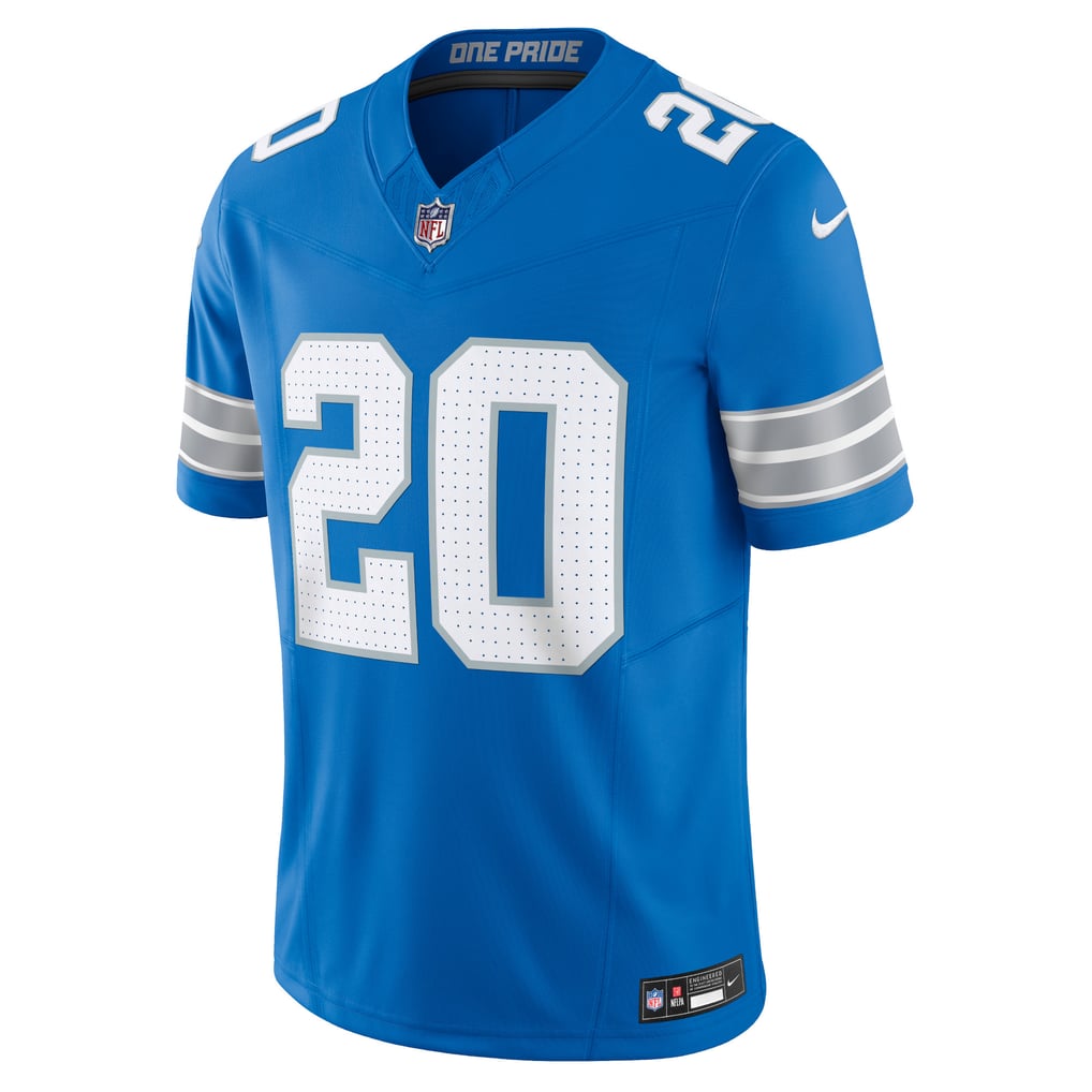 Men's Detroit Lions Barry Sanders Nike Blue Vapor F.U.S.E. Limited Jersey - Image 3