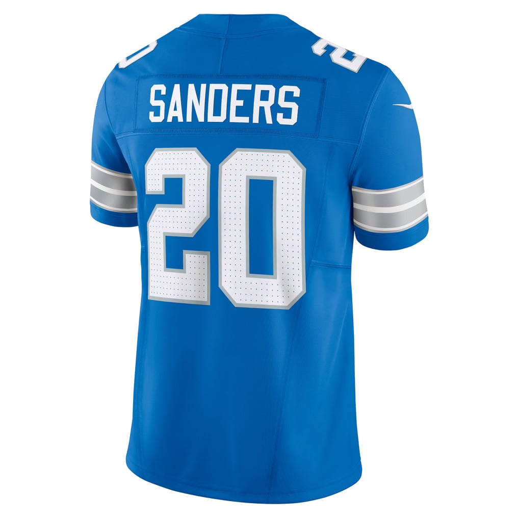 Men's Detroit Lions Barry Sanders Nike Blue Vapor F.U.S.E. Limited Jersey - Image 4