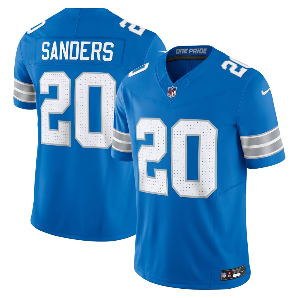 Men's Detroit Lions Barry Sanders Nike Blue Vapor F.U.S.E. Limited Jersey - Image 1
