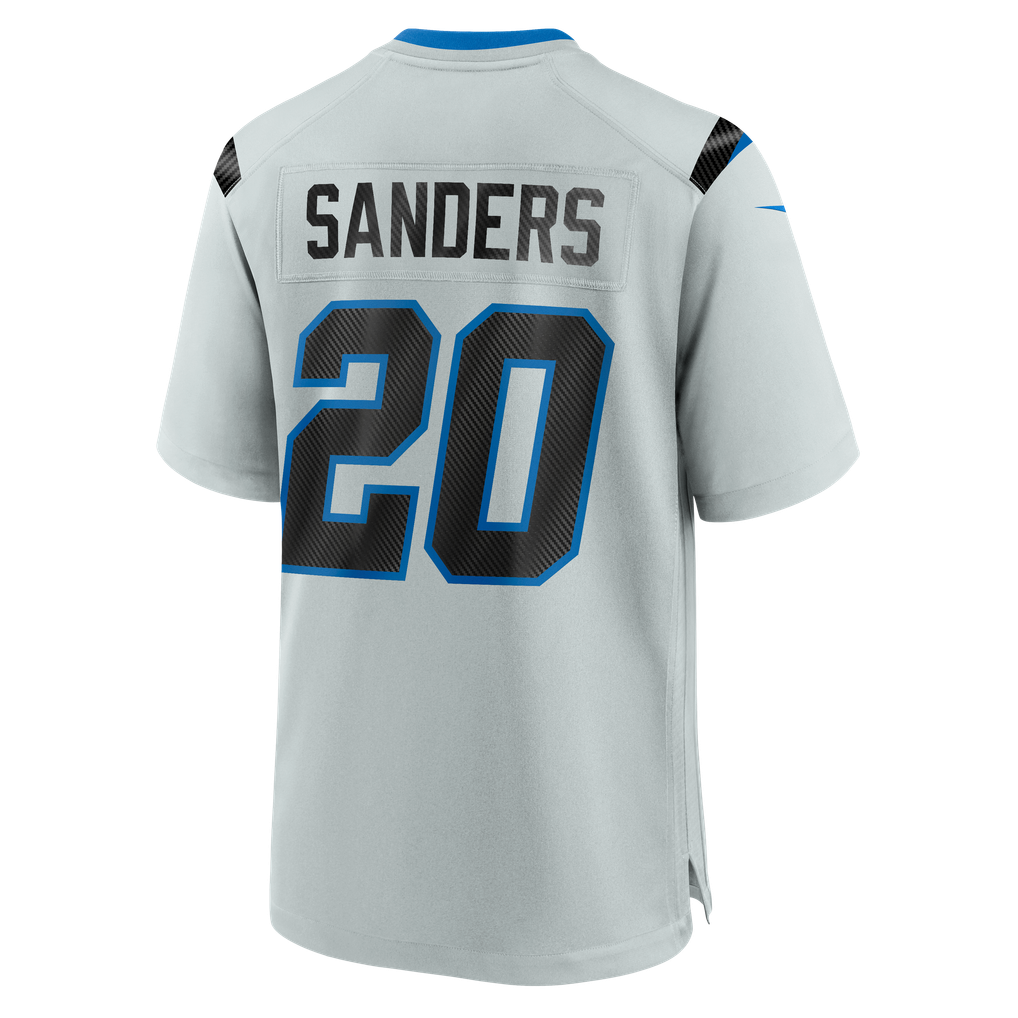 Men's Detroit Lions Barry Sanders Nike Silver 2026 Rivalries Collection Game Jersey - Image 8