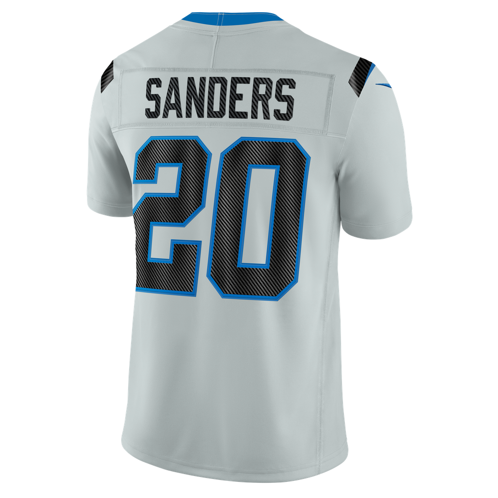 Men's Detroit Lions Barry Sanders Nike Silver 2026 Rivalries Collection Stitched Limited Jersey - Image 4