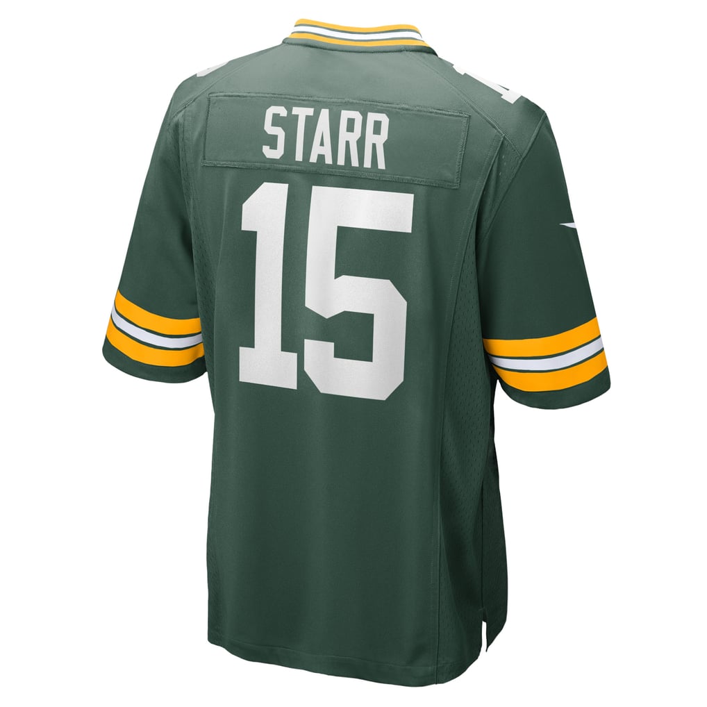Men's Green Bay Packers Bart Starr Nike Green Retired Player Game Jersey - Image 4