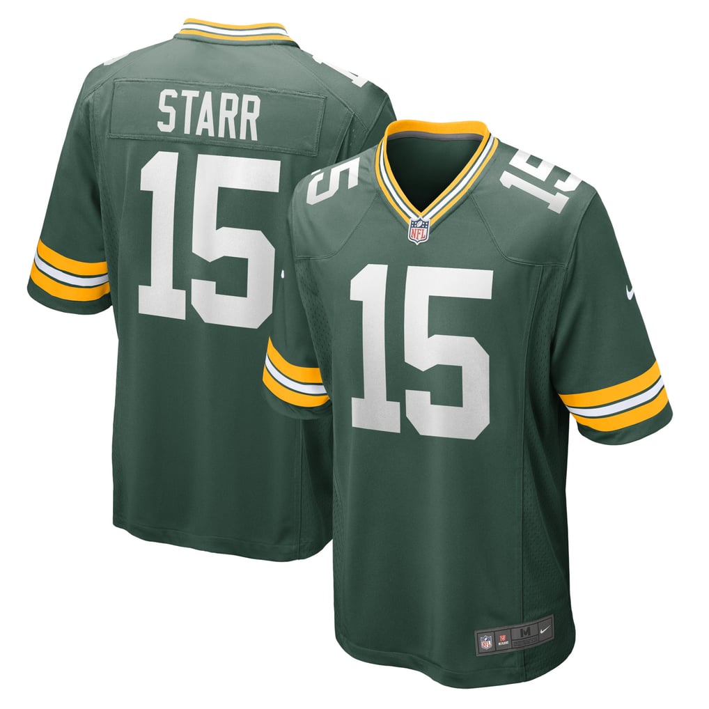 Men's Green Bay Packers Bart Starr Nike Green Retired Player Game Jersey - Image 1