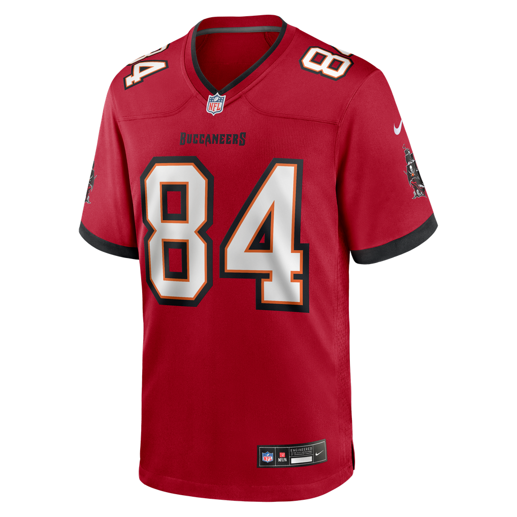 Men's Tampa Bay Buccaneers Bauer Sharp Nike Red Team Game Jersey - Image 5