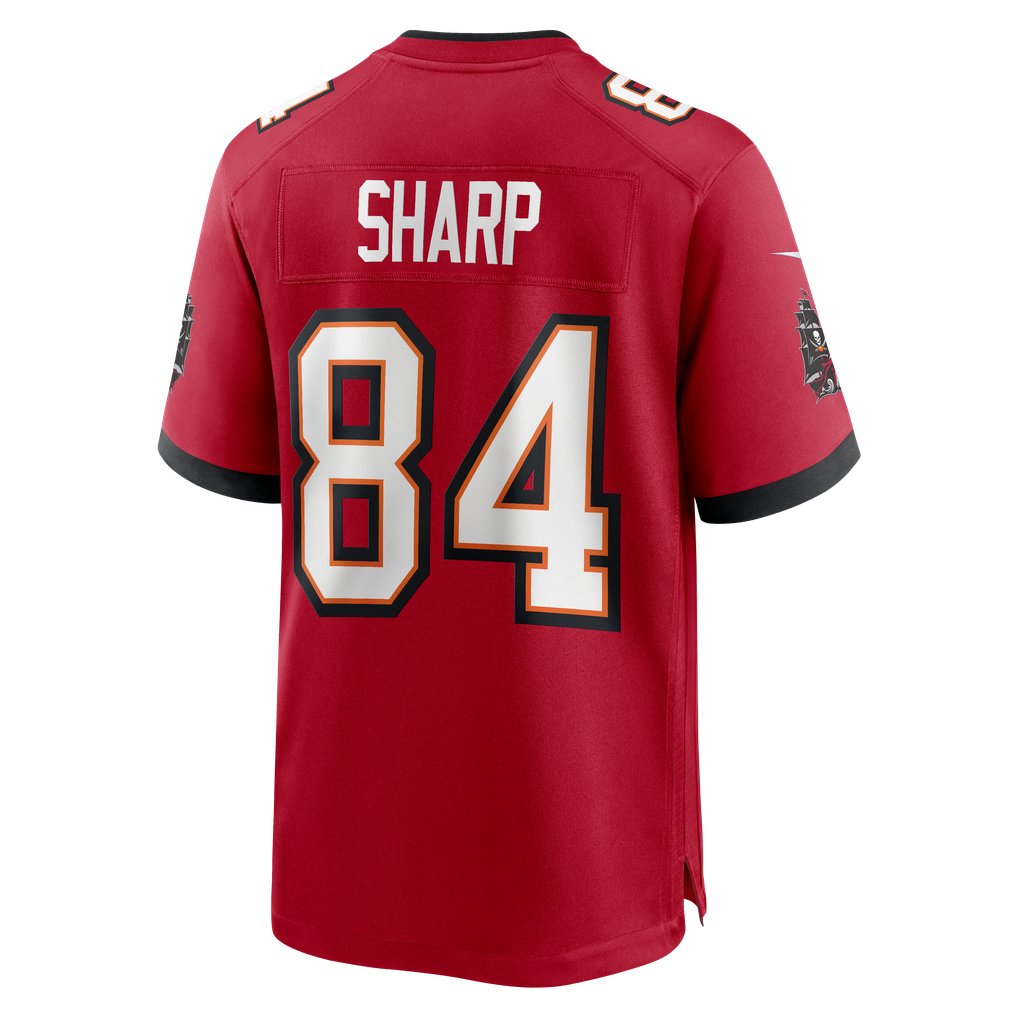 Men's Tampa Bay Buccaneers Bauer Sharp Nike Red Team Game Jersey - Image 6