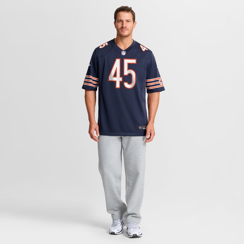 Men's Chicago Bears Beau Gardner Nike Navy Team Game Jersey - Image 3
