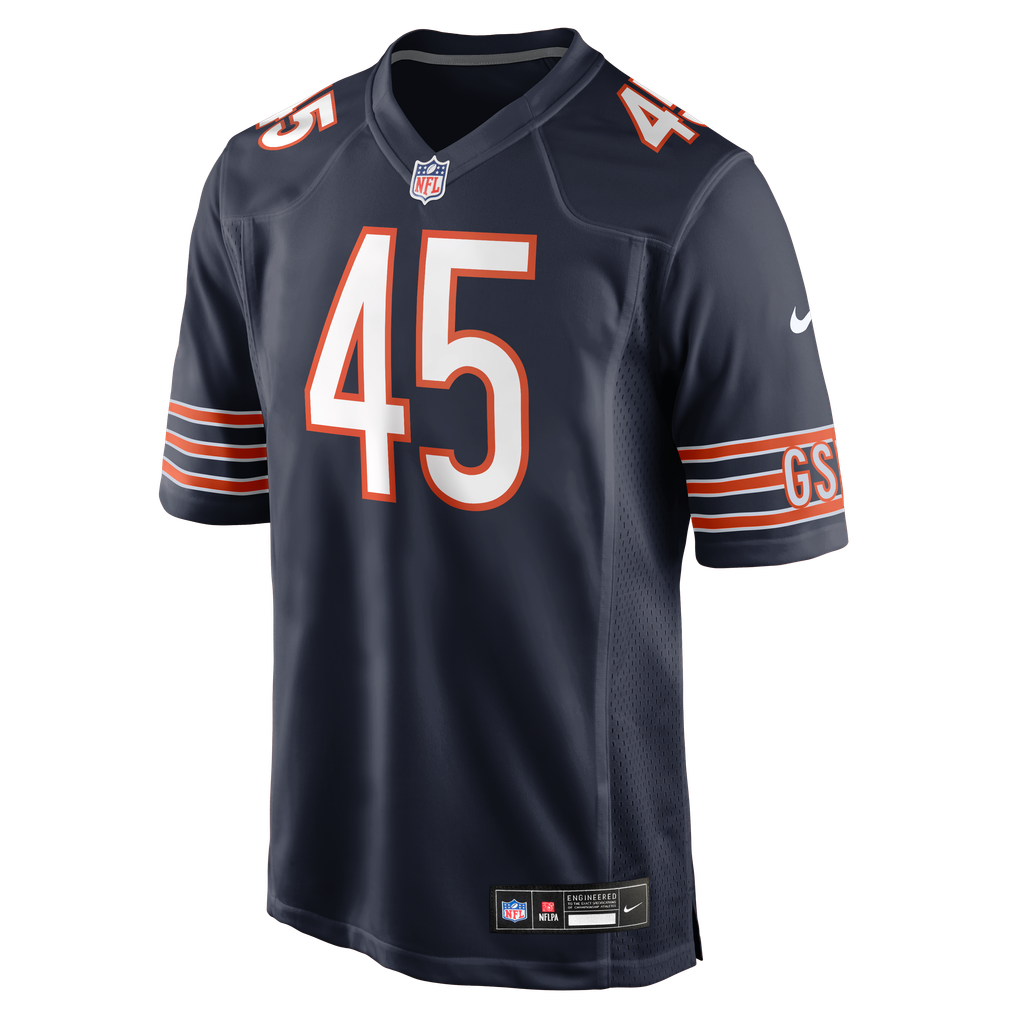 Men's Chicago Bears Beau Gardner Nike Navy Team Game Jersey - Image 5