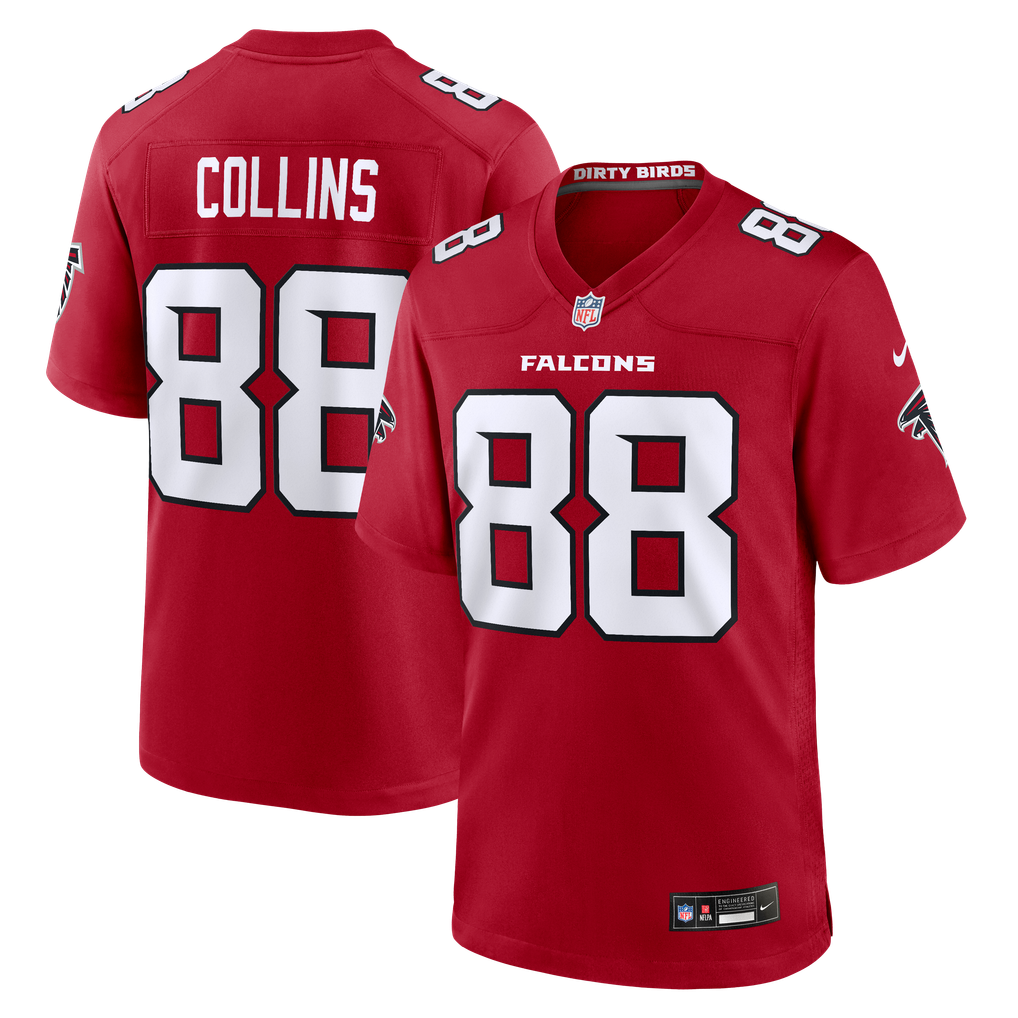 Men's Atlanta Falcons Beaux Collins Nike Red Team Game Jersey