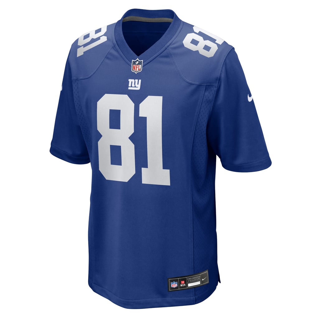 Men's New York Giants Beaux Collins Nike  Royal Team Game Jersey - Image 3