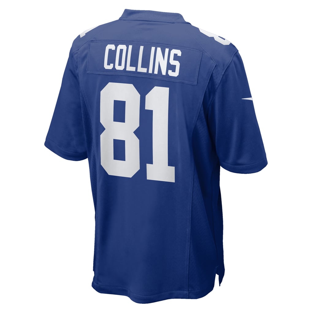 Men's New York Giants Beaux Collins Nike  Royal Team Game Jersey - Image 4