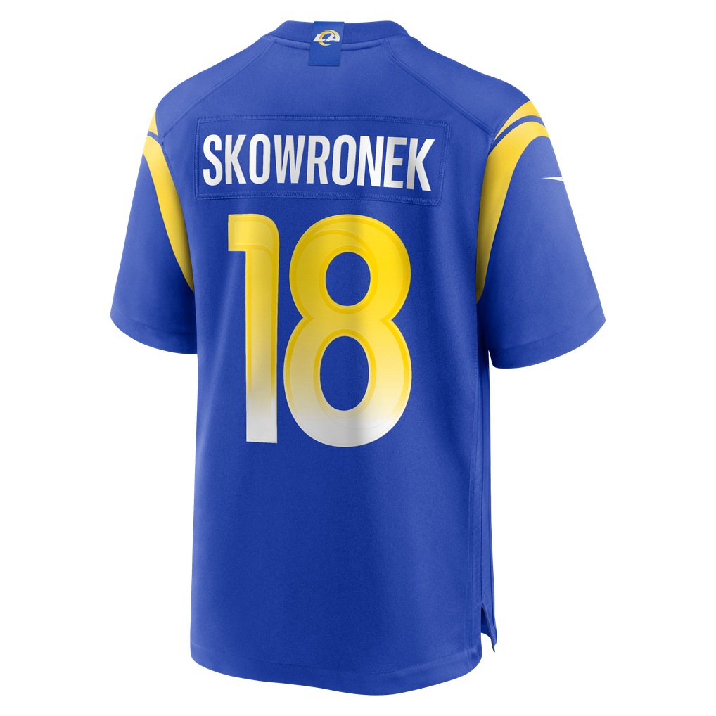 Men's Los Angeles Rams Ben Skowronek Nike Royal Game Jersey - Image 4