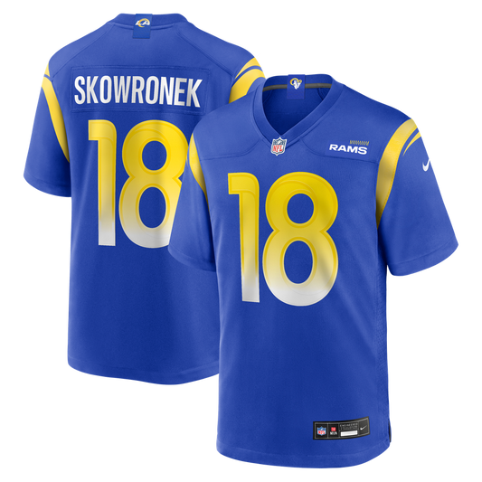 Men's Los Angeles Rams Ben Skowronek Nike Royal Game Jersey - Image 1