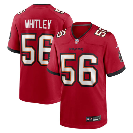 Men's Tampa Bay Buccaneers Benton Whitley Nike  Red Team Game Jersey - Image 1