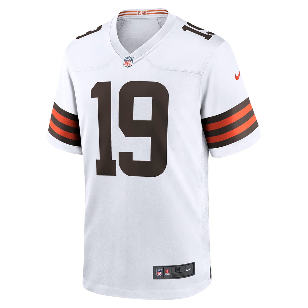 Men's Cleveland Browns Bernie Kosar Nike White Retired Player Game Jersey - Image 3