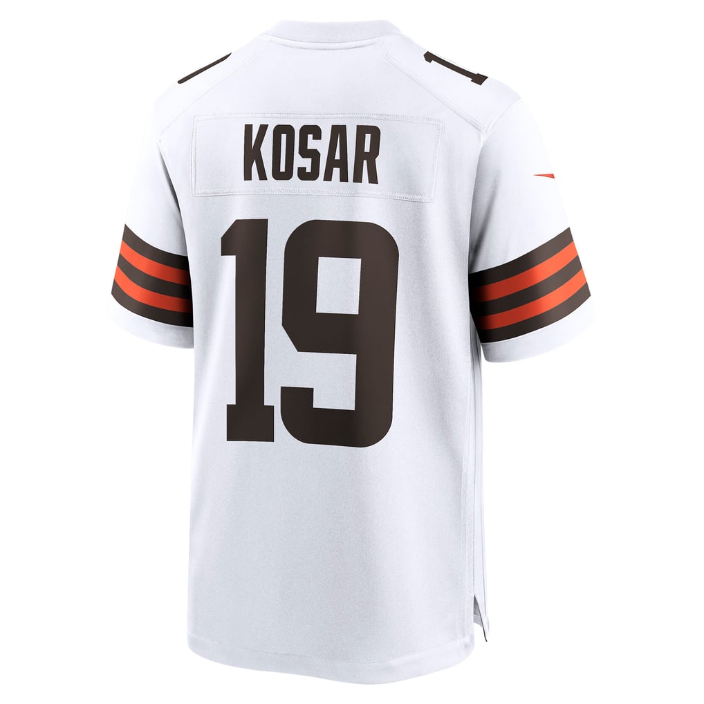 Men's Cleveland Browns Bernie Kosar Nike White Retired Player Game Jersey - Image 4