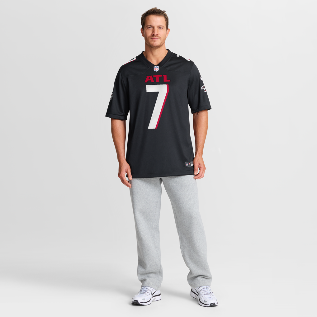 Men's Atlanta Falcons Bijan Robinson Nike Black Game Jersey