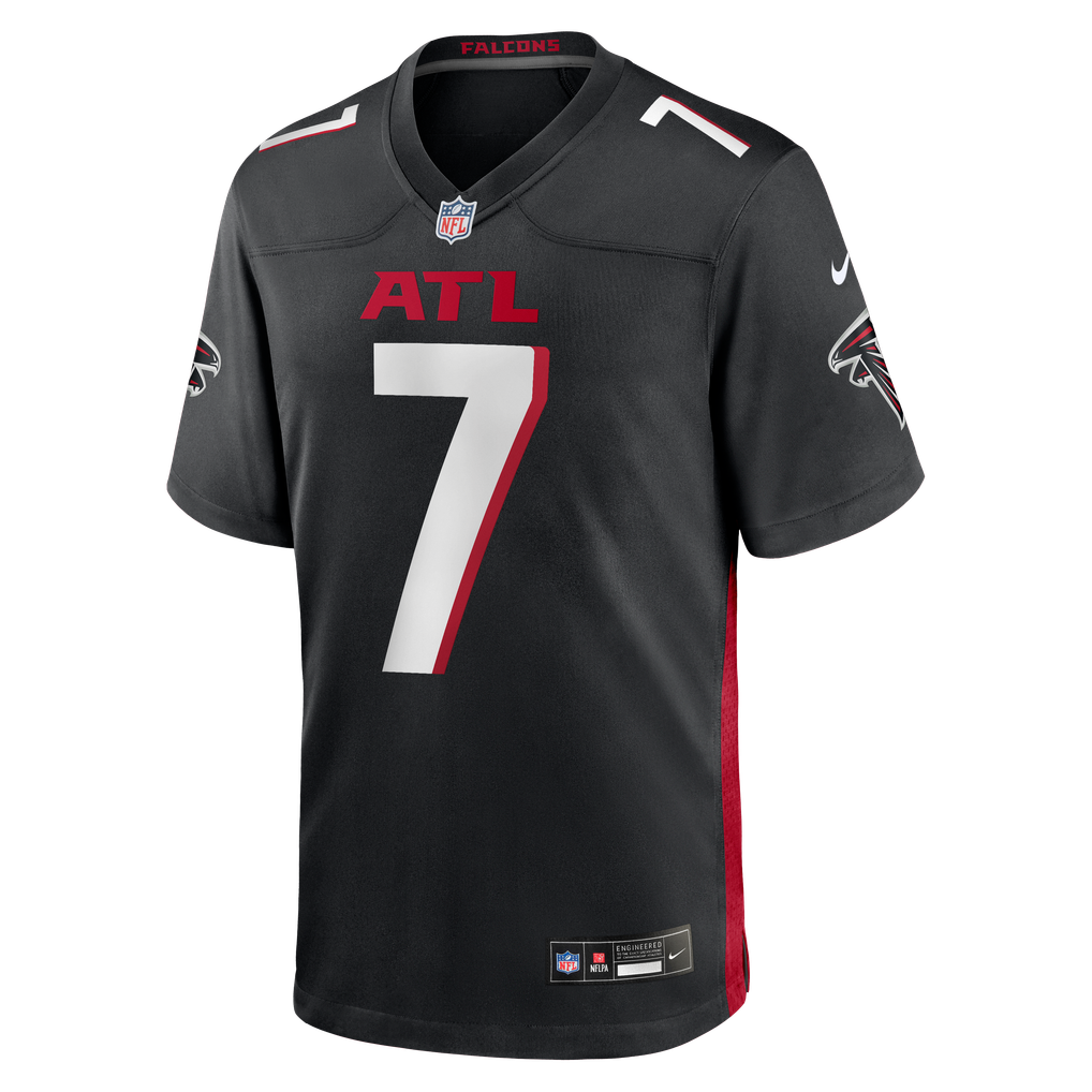Men's Atlanta Falcons Bijan Robinson Nike Black Game Jersey