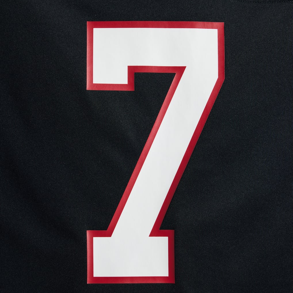 Men's Atlanta Falcons Bijan Robinson Nike Black Throwback Game Jersey