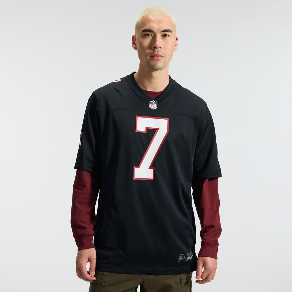 Men's Atlanta Falcons Bijan Robinson Nike Black Throwback Game Jersey