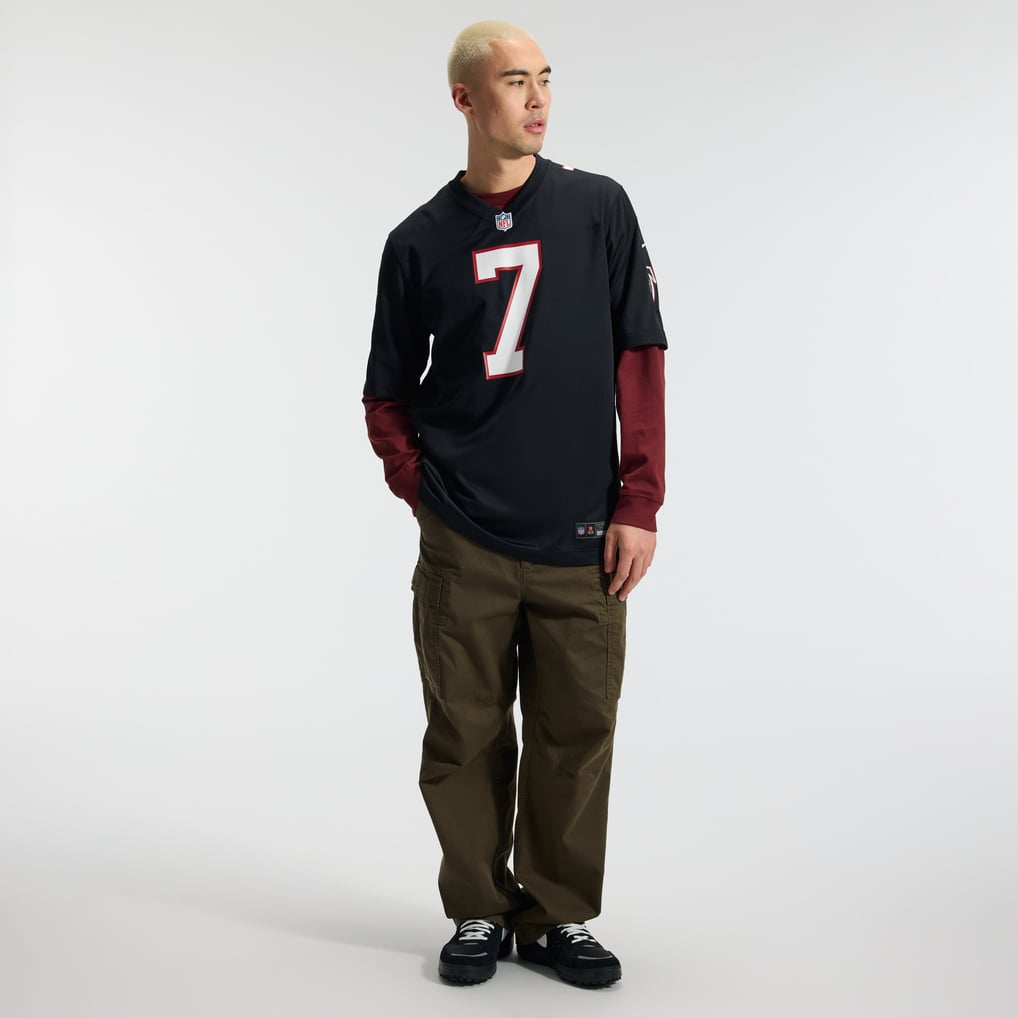 Men's Atlanta Falcons Bijan Robinson Nike Black Throwback Game Jersey