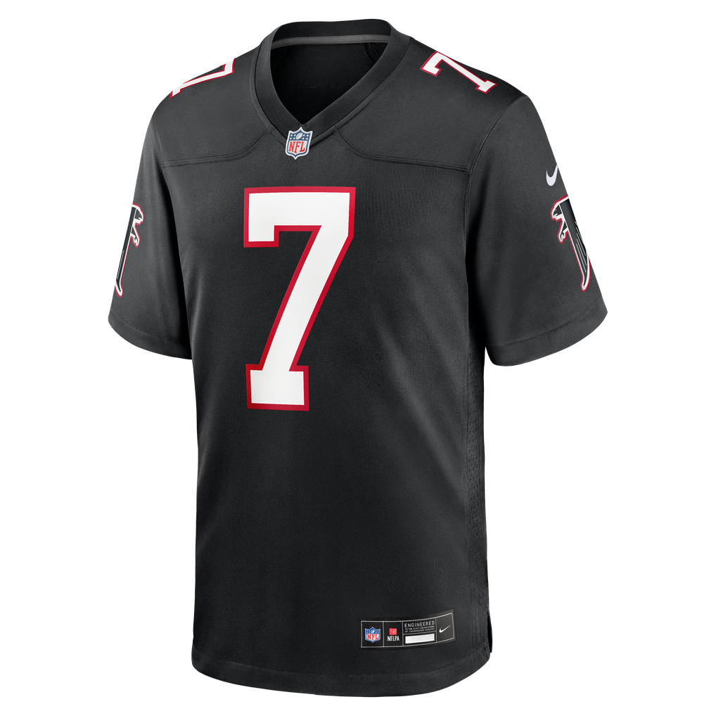 Men's Atlanta Falcons Bijan Robinson Nike Black Throwback Game Jersey