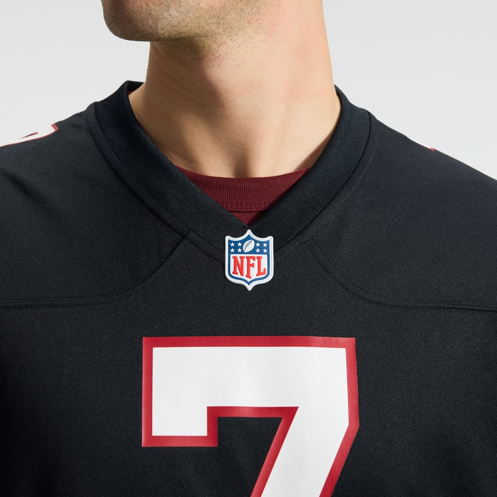 Men's Atlanta Falcons Bijan Robinson Nike Black Throwback Game Jersey